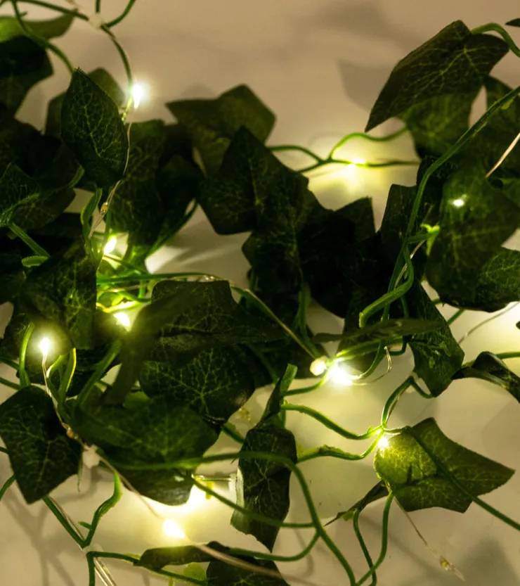 L'avant gardiste Guirlande lumineuse lierre
