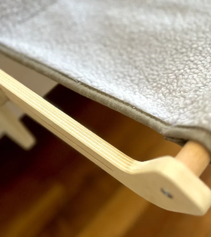 Innova goods Hamac en bois pour chats