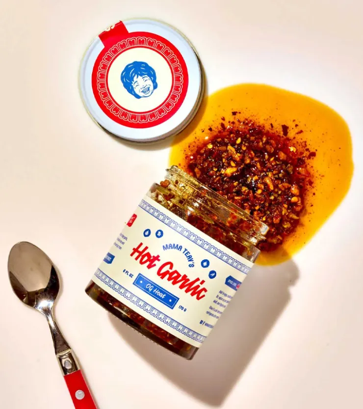 Mama Teav's Hot chili : Chili croustillant à l'ail