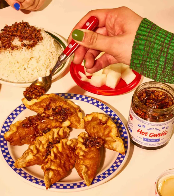 Mama Teav's Hot chili : Chili croustillant à l'ail