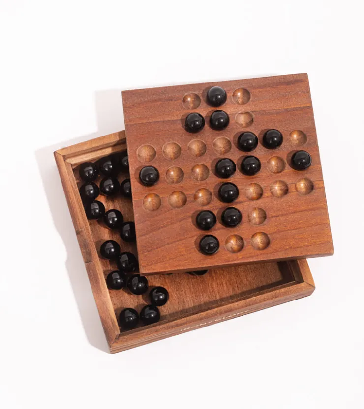 suck uk Jeu solitaire en bois