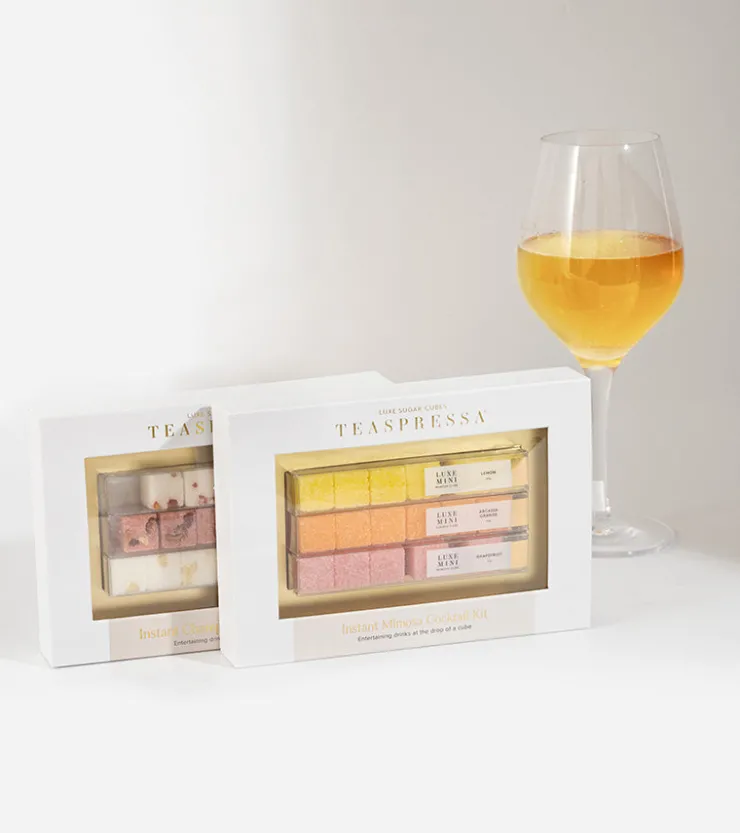 Teaspressa Kit cocktail champagne instantané