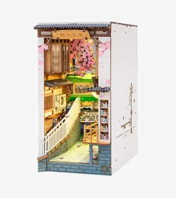 Robotime Kit DIY maison miniature en serre-livre - Sakura Densya