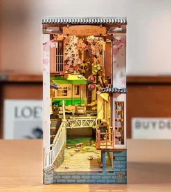 Robotime Kit DIY maison miniature en serre-livre - Sakura Densya