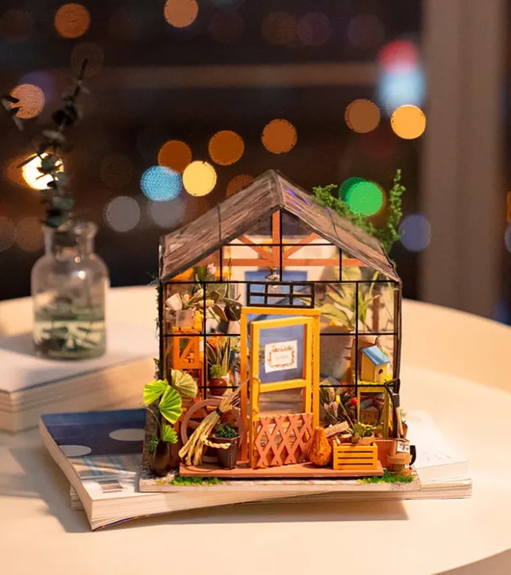 Robotime Kit DIY maison miniature - Cathy's flower house