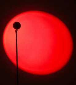 L'expressionist Lampadaire coucher de soleil