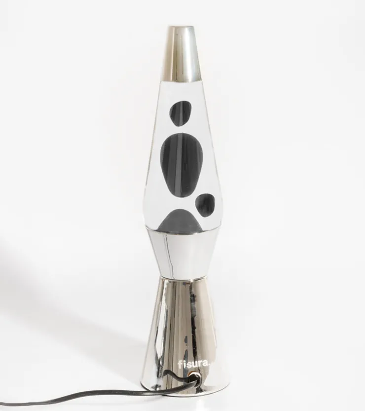 FISURA Lampe à lave Bulles Noires