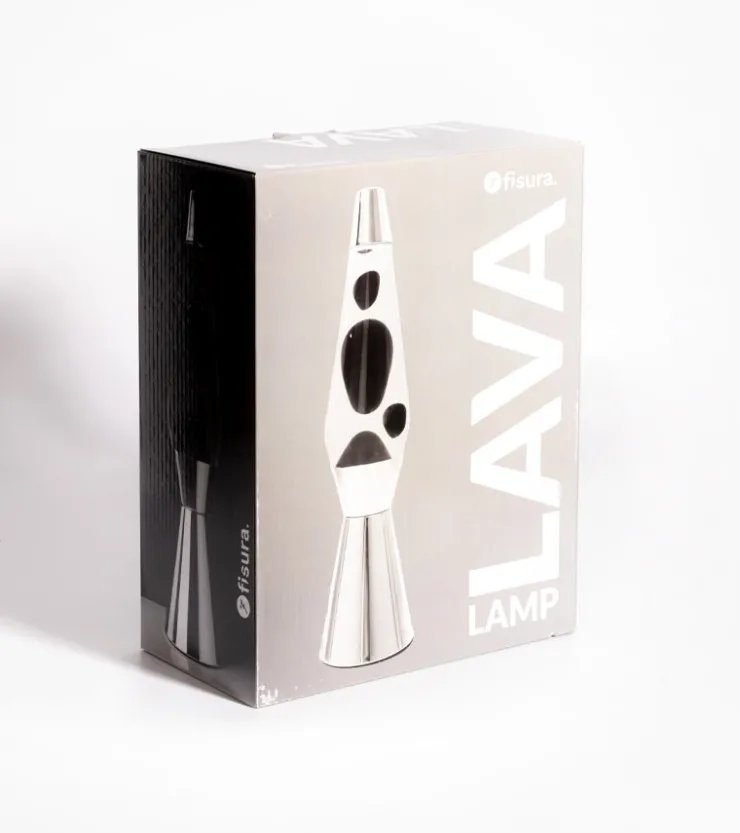 FISURA Lampe à lave Bulles Noires