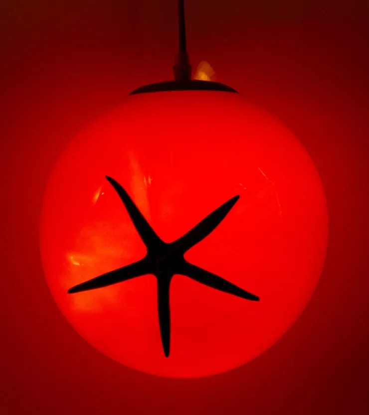 L'expressionist Lampe tomate