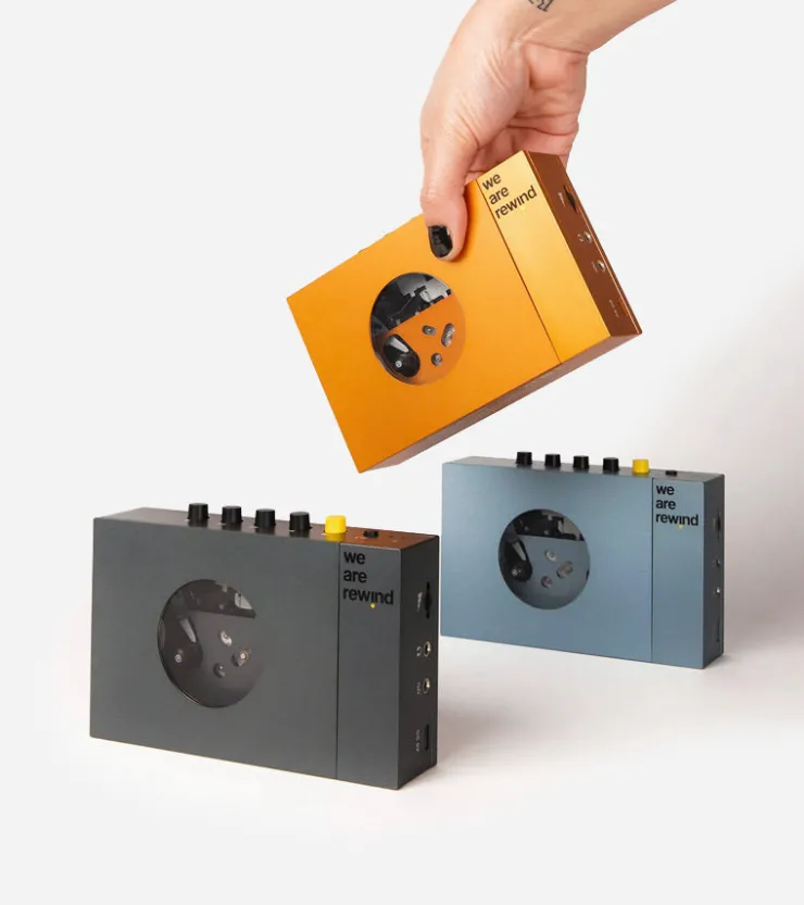 We are rewind Lecteur de cassette portable -