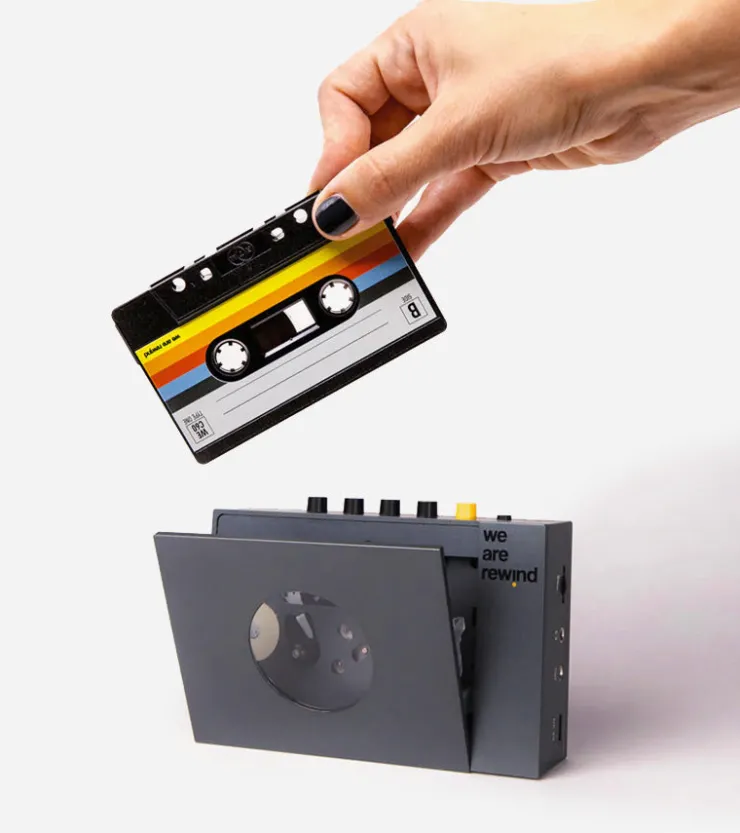 We are rewind Lecteur de cassette portable -
