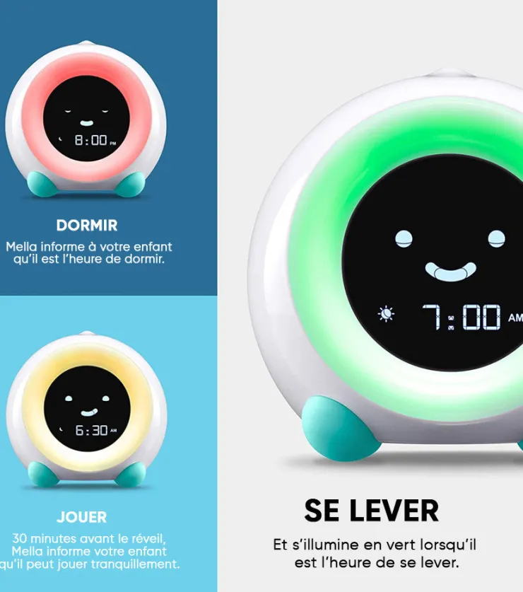 Little Hippo Mella - Réveil intelligent pour enfant