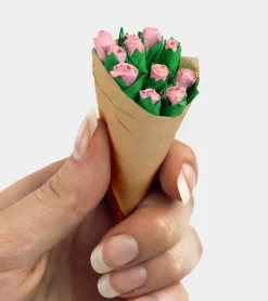 Pikkii Mini bouquet de fleurs en papier à personnaliser