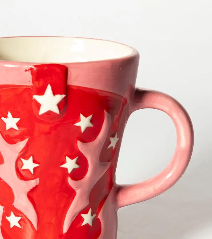 SASS AND BELL Mug botte de cowboy