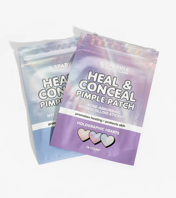 Sparkle Beauty Labs Patchs anti-boutons holographiques