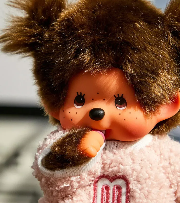 Bandai Peluche Monchhichi Kiki - Pull Fluffy