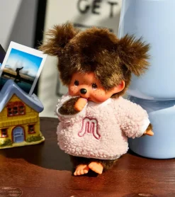 Bandai Peluche Monchhichi Kiki - Pull Fluffy