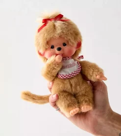 Aliquantum Peluche Monchhichi Kiki - Fille Beige