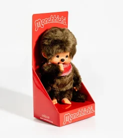 Bandai Peluche Monchhichi Kiki - Bavoir Rouge