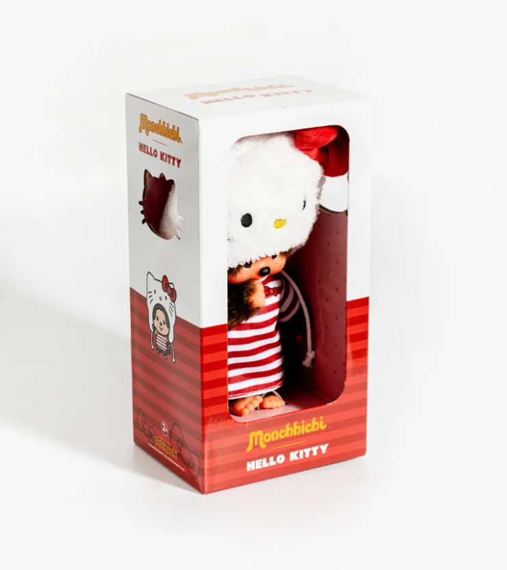 Bandai Peluche Monchhichi Kiki - Hello Kitty