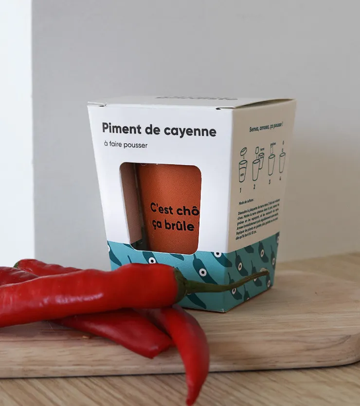 Radis & Capucine Piment à faire pousser