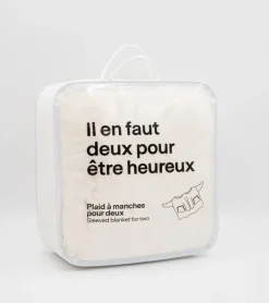 L'expressionist Plaid à manches pour deux personnes