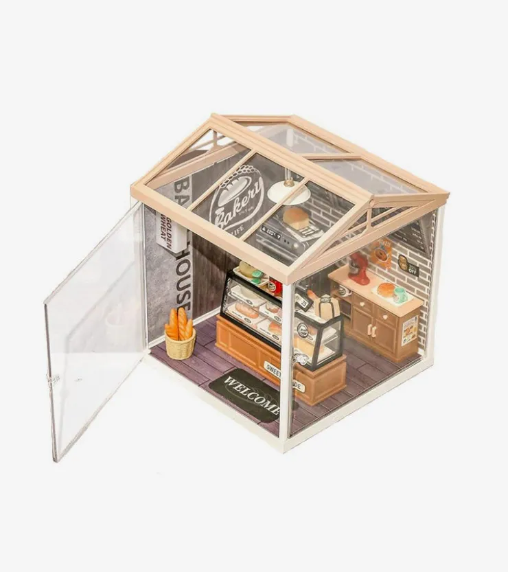 Robotime Porte pour Super Store miniature DIY