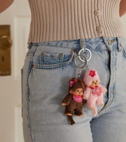 Bandai Porte-clés Monchhichi Kiki classique - Modèle surprise