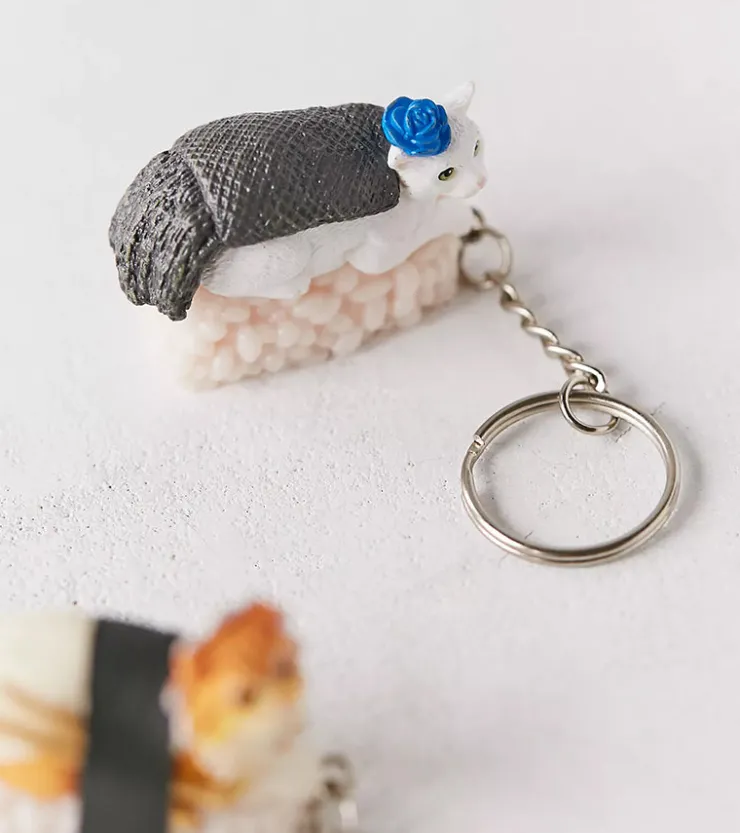 Clever idiots Porte-clés Sushi cats V2 - Blind box