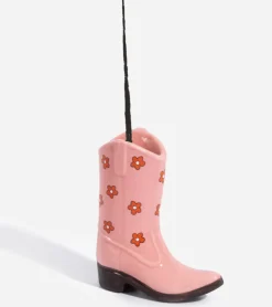 DOIY Porte-encens botte de cowboy