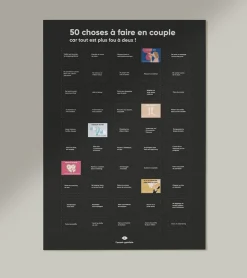 L'avant gardiste Poster 50 choses à faire en couple
