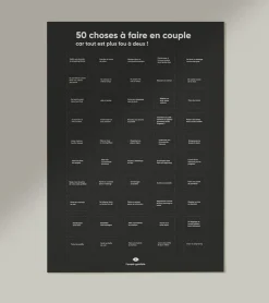 L'avant gardiste Poster 50 choses à faire en couple
