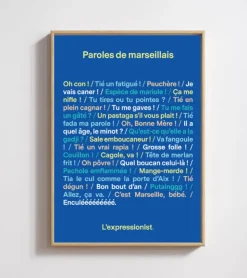 L'expressionist Poster - Paroles de Marseillais