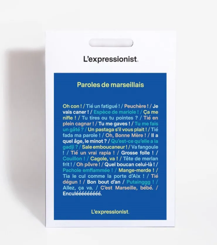 L'expressionist Poster - Paroles de Marseillais