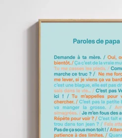 L'expressionist Poster - Paroles de papa