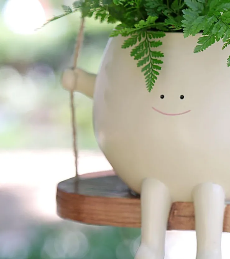 L'avant gardiste Pot à plante balançoire