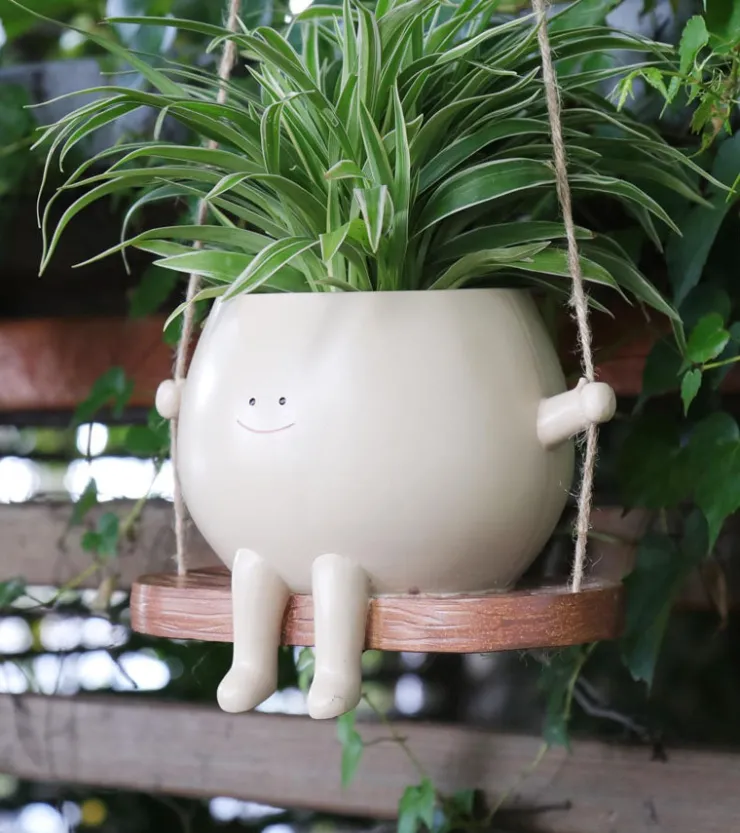 L'avant gardiste Pot à plante balançoire