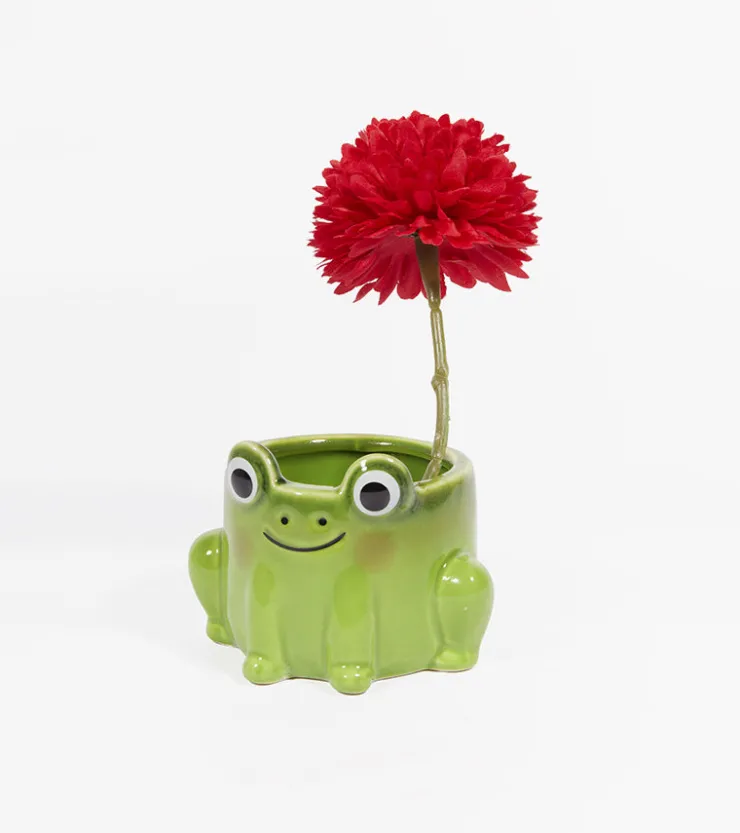 SASS AND BELL Pot à plante grenouille