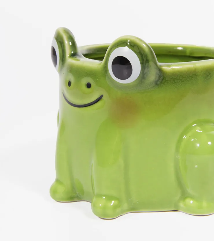 SASS AND BELL Pot à plante grenouille