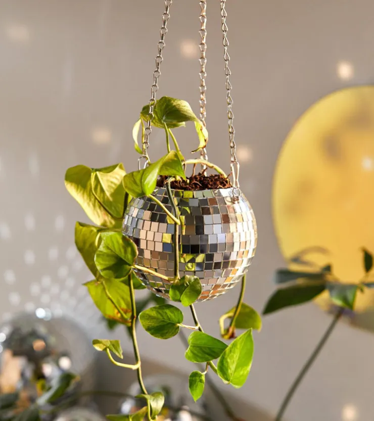 L'expressionist Pot de plantes disco boule à facettes