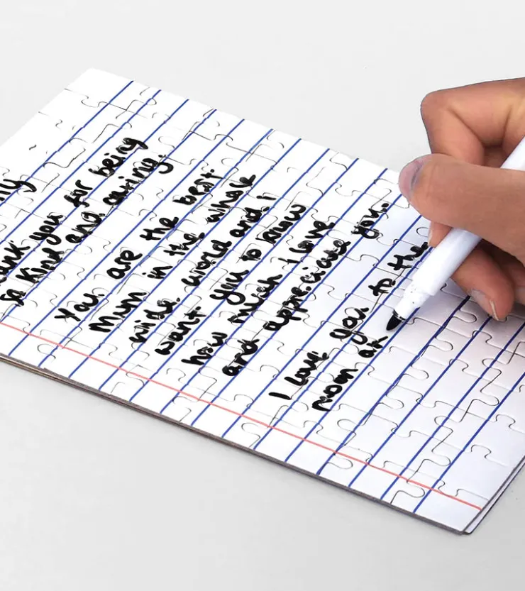 Pikkii Puzzle personnalisé avec petite lettre