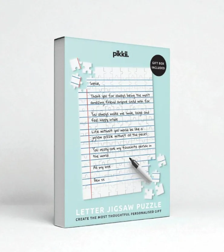 Pikkii Puzzle personnalisé avec petite lettre