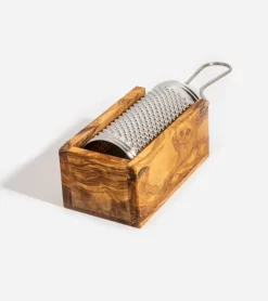 Verve Culture Râpe à fromage italienne en bois d'olivier