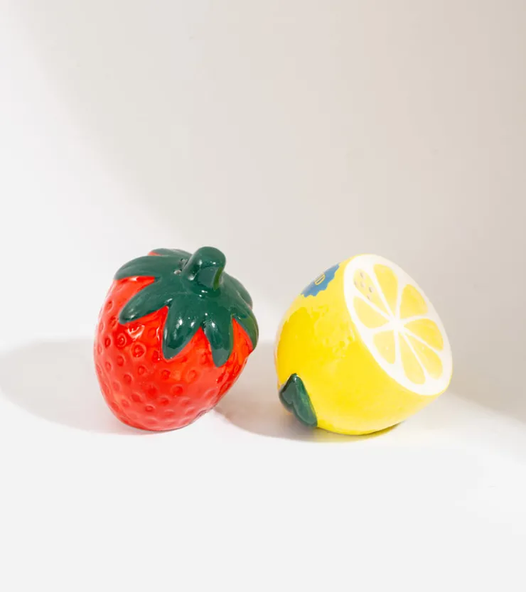 DOIY Salière et poivrière citron et fraise