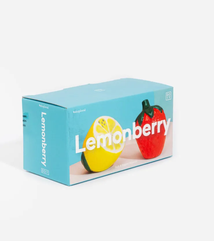 DOIY Salière et poivrière citron et fraise