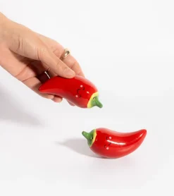 SASS AND BELL Salière et poivrière piment