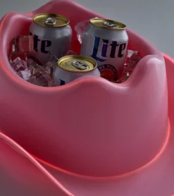 NPW Seau à glace Chapeau de cowboy lumineux