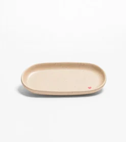 Egg Back Home Set de 2 tasses et leurs petits plateaux - Coeur