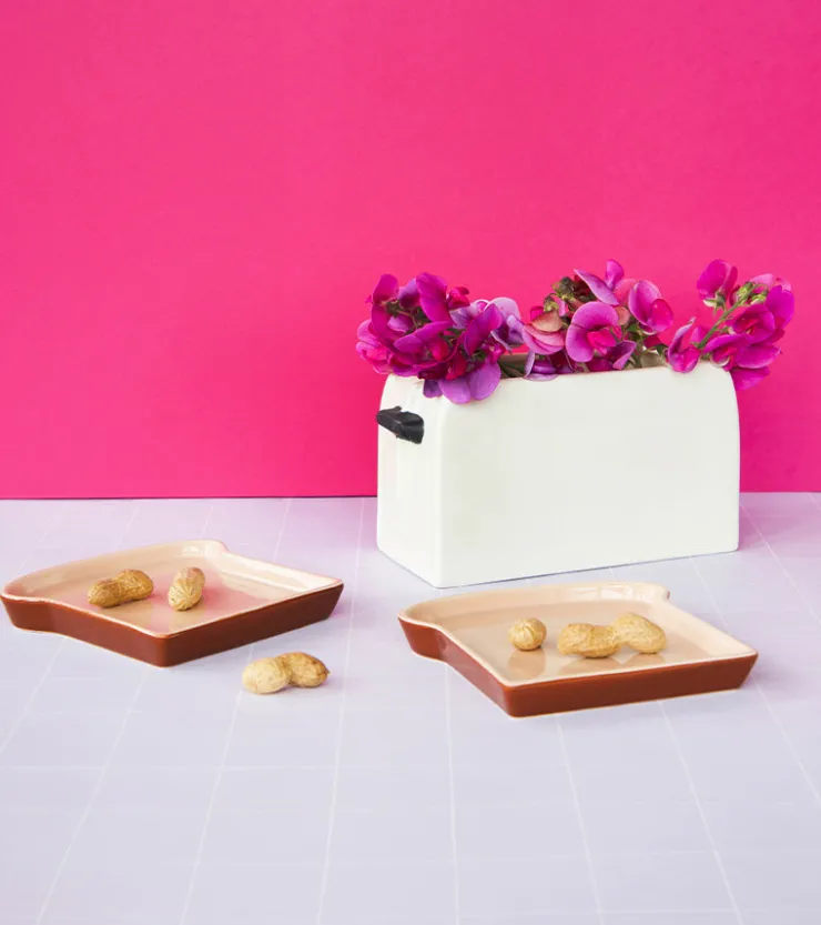 L'expressionist Set de deux assiettes toast