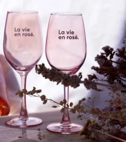 L'expressionist Set de deux verres - La vie en rosé
